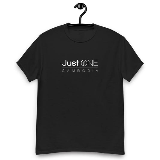 Just One Cambodia Hollow Logo T-shirt with back print